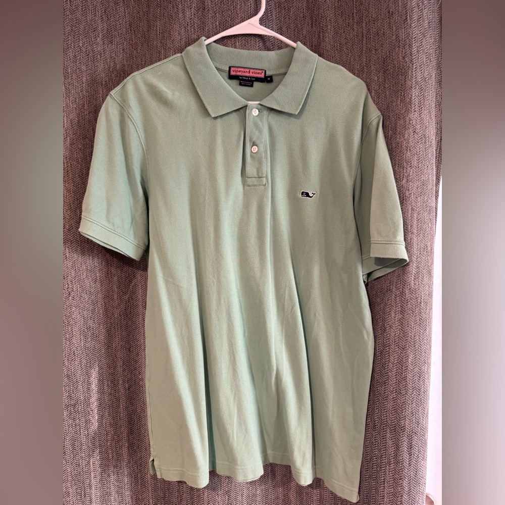Vineyard Vines Men's Mint Green Polo Shirt